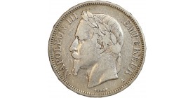 Avers : tête laurée de Napoléon III à gauche