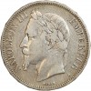 Avers : tête laurée de Napoléon III à gauche