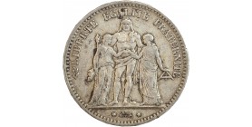 5 Francs Hercule Troisième République