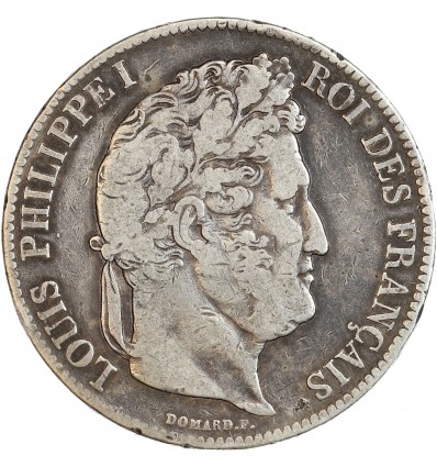 Avers : tête laurée de Louis Philippe Ier à droite
