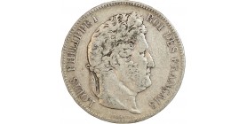 Avers : tête laurée de Louis Philippe Ier à droite