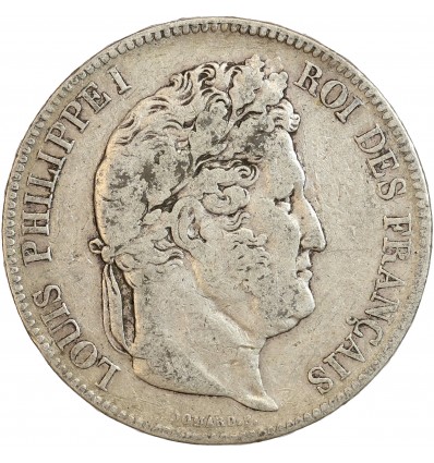 Avers : tête laurée de Louis Philippe Ier à droite