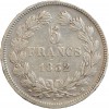 Revers : 5/FRANCS/date dans une couronne formée d'une branche de laurier et d'une branche d'olivier