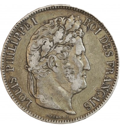 Avers : tête laurée de Louis Philippe Ier à droite