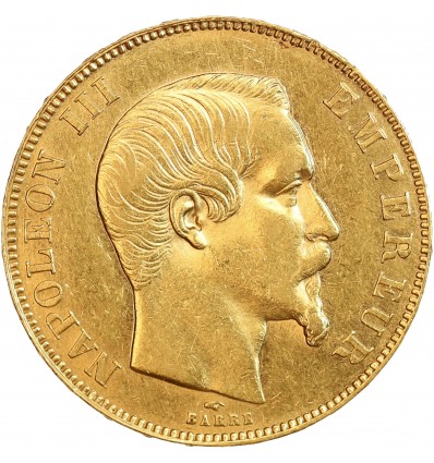 Avers : Tête de Napoléon III Empereur à droite