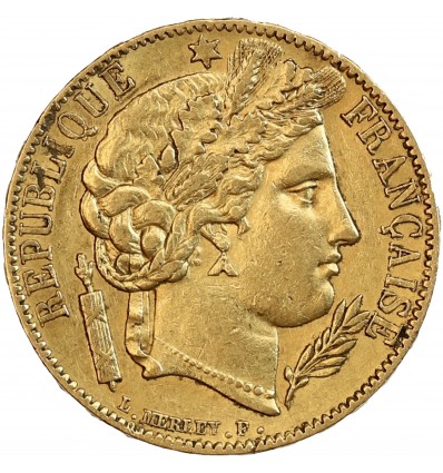 20 Francs Cérès Seconde République