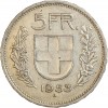 Revers : 5FR // date / B - écu dans une couronne