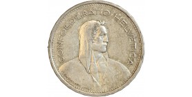 Avers : buste drapé à droite