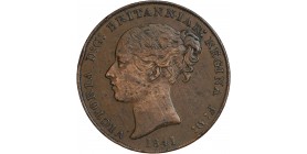 Avers : portrait à gauche de la reine Victoria
