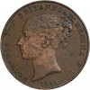 Avers : portrait à gauche de la reine Victoria