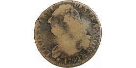 Avers : Grand buste de Louis XVI drapé à gauche