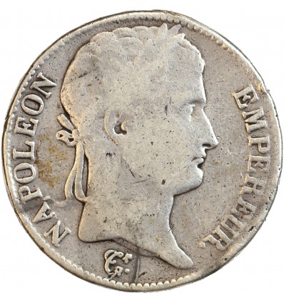 Avers : tête laurée de Napoléon Ier à droite.