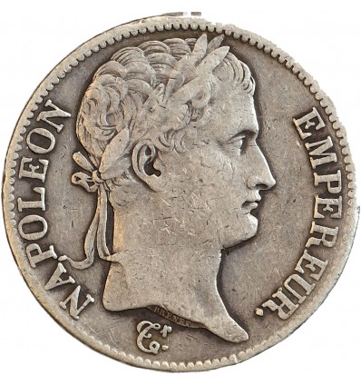 Avers : tête laurée de Napoléon Ier à droite.