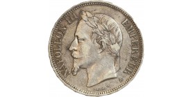5 Francs Napoléon III Tête Laurée Second Empire