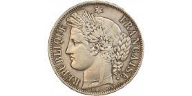 Avers : Tête de Cérès à gauche coiffée d'une couronne d'épi et d'un bandeau