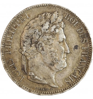 Avers : tête laurée de Louis Philippe Ier à droite