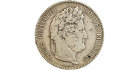Avers : tête laurée de Louis Philippe Ier à droite