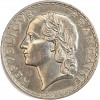 Avers : tête laurée de la Marianne à gauche