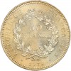 Revers : 50 / FRANCS en deux lignes, différents en dessous, le tout contenu dans une couronne végétale