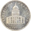 Avers : la façade du Panthéon
