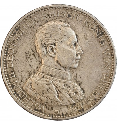 Avers : buste à droite de Guillaume II de Prusse