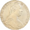 Avers : portrait à droite de Marie-Thérèse d'Autriche