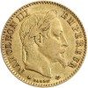 Avers : portrait de Napoléon III avec une couronne de laurier