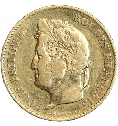 Avers : tête de Louis Philippe à gauche coiffée d'une couronne
