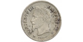 20 Centimes Napoléon III Tête Laurée