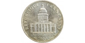 Avers : la façade du Panthéon