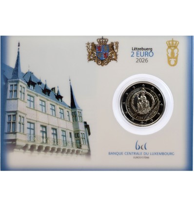 2 Euros Coincard Luxembourg 2026 - Le Prix Charlemagne