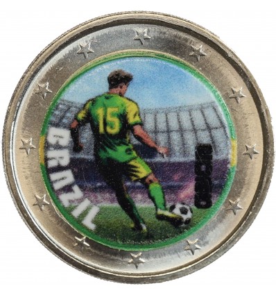 2 Euros Coupe du Monde Football 2026 - Brésil