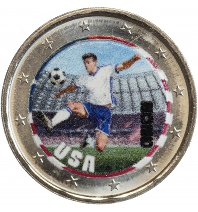 2 Euros Coupe du Monde Football 2026 - Etats-Unis