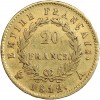 20 Francs Napoléon Ier Tête Laurée Revers Empire