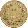 40 Francs Louis-Philippe Ier Tête Laurée