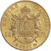 50 Francs Napoléon III Tête Laurée