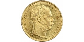 8 Forint - 20 Francs François-Joseph Ier - Hongrie