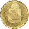 8 Forint - 20 Francs François-Joseph Ier - Hongrie