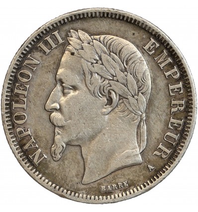 2 Francs Napoléon III Tête Laurée