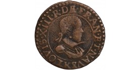 Double Tournois au Buste Enfantin - Louis XIII