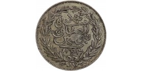 4 Piastres Contremarquée - Tunisie Argent