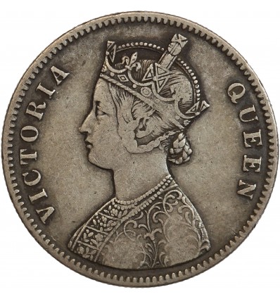 1 Roupie Victoria - Indes Anglaises Argent