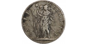 5 Francs Gaule Subalpine - Italie Argent - Piémont