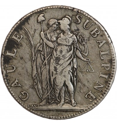 5 Francs Gaule Subalpine - Italie Argent - Piémont