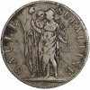 5 Francs Gaule Subalpine - Italie Argent - Piémont