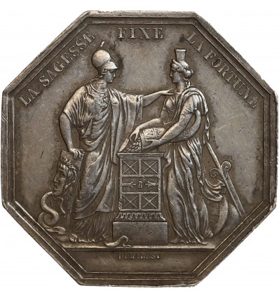 Jeton Banque de France en Argent
