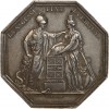 Jeton Banque de France en Argent