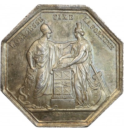 Jeton Banque de France en Argent