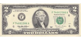 2 Dollars Etats-Unis 1995