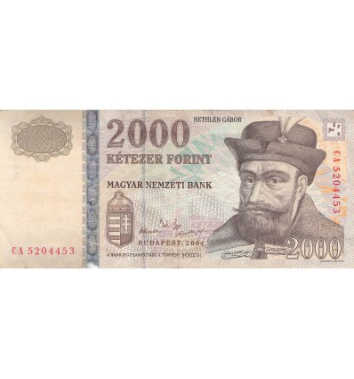 2000 Forint Hongrie 2004